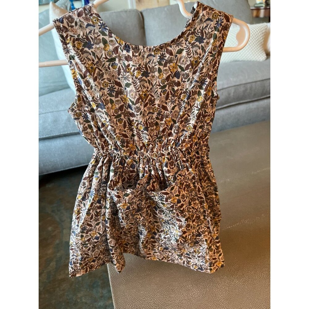 Soor Ploom Floral Orla Dress With Front Pockets 2Y EUC - Picture 4 of 6